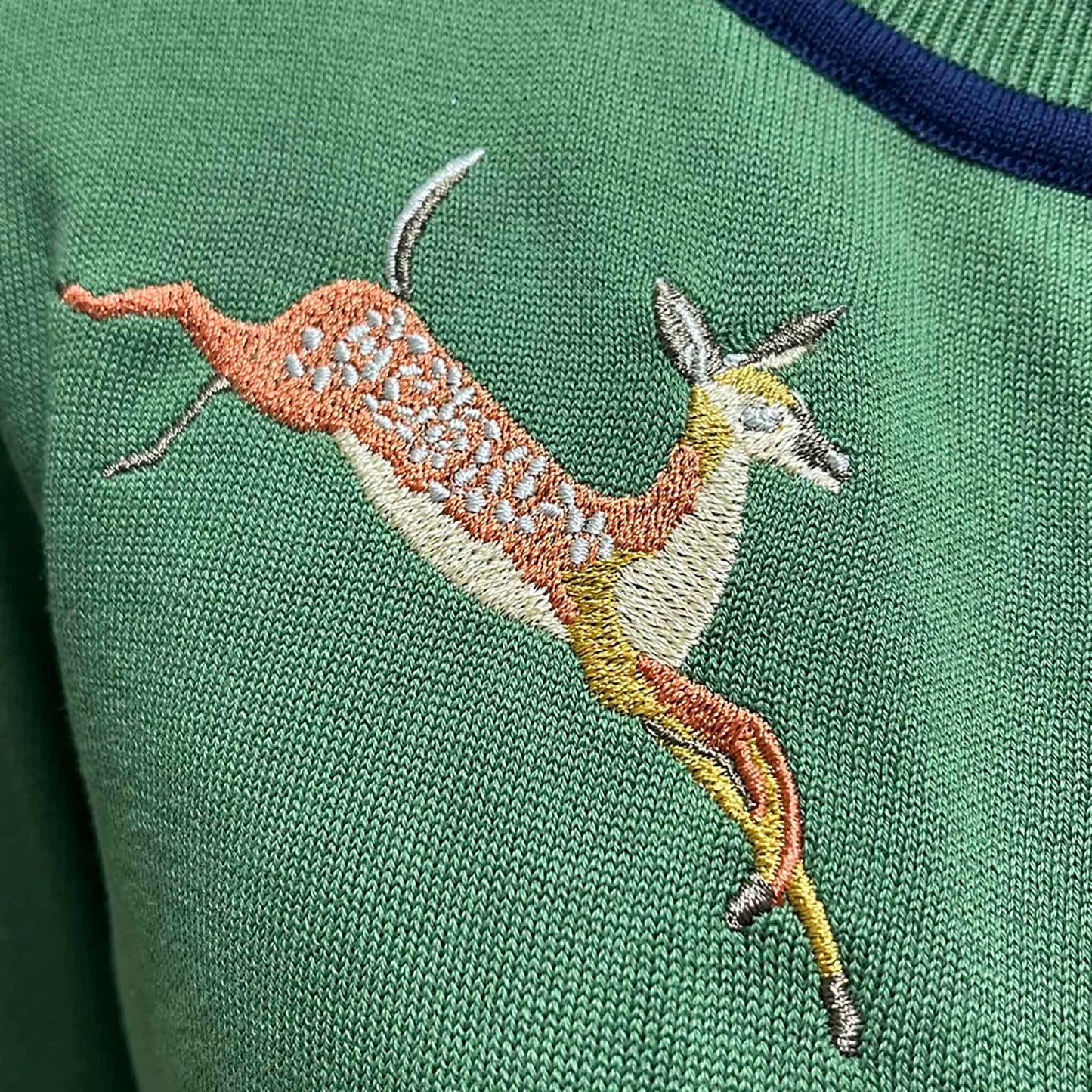 classic cardigan/deer/green