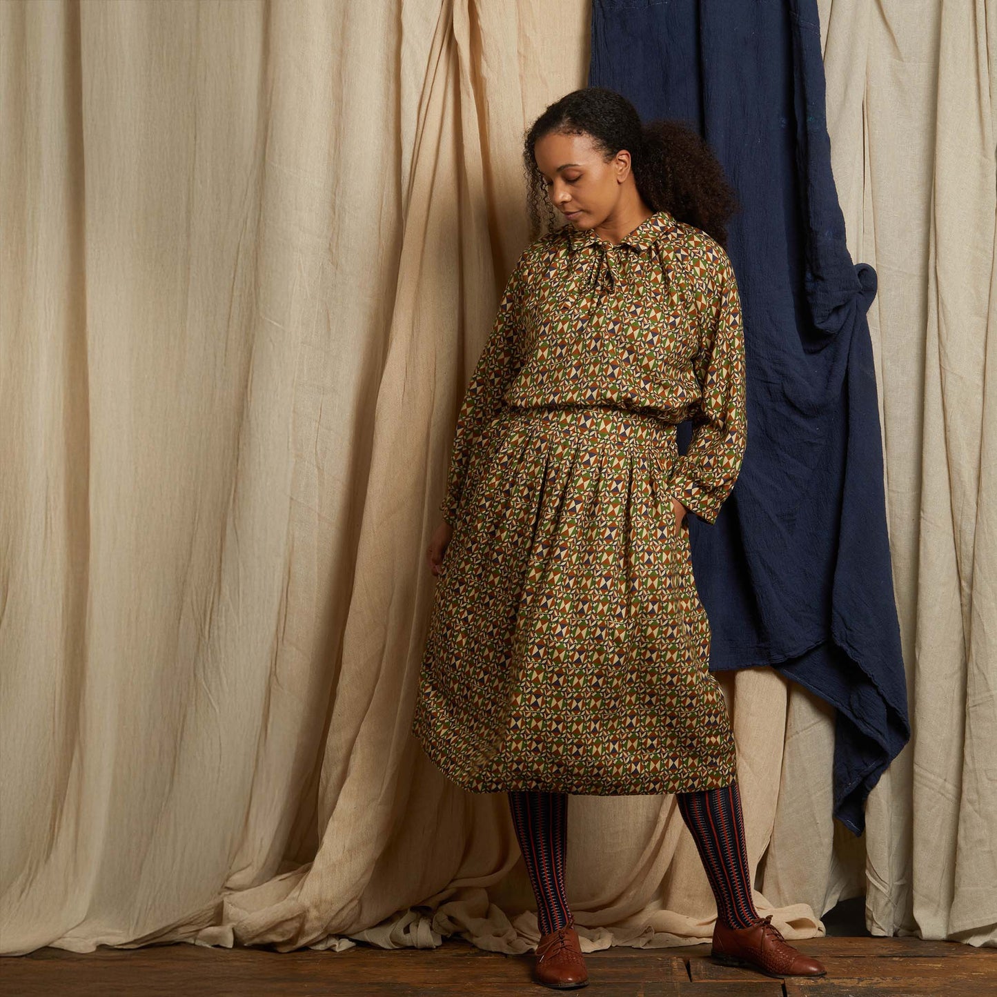 joan/chequer/green