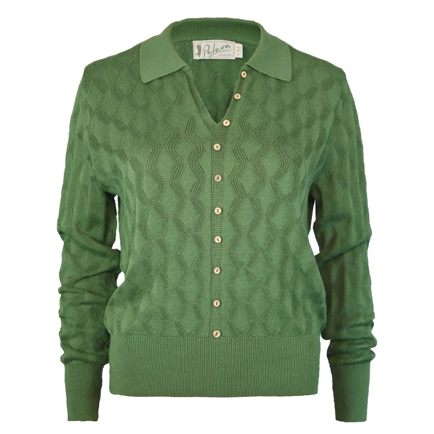 rosie/pointelle/green