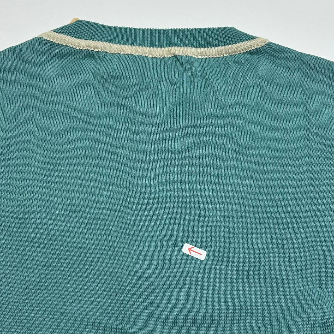 50% OFF! classic cardigan/dolphins/teal/M , L & XL
