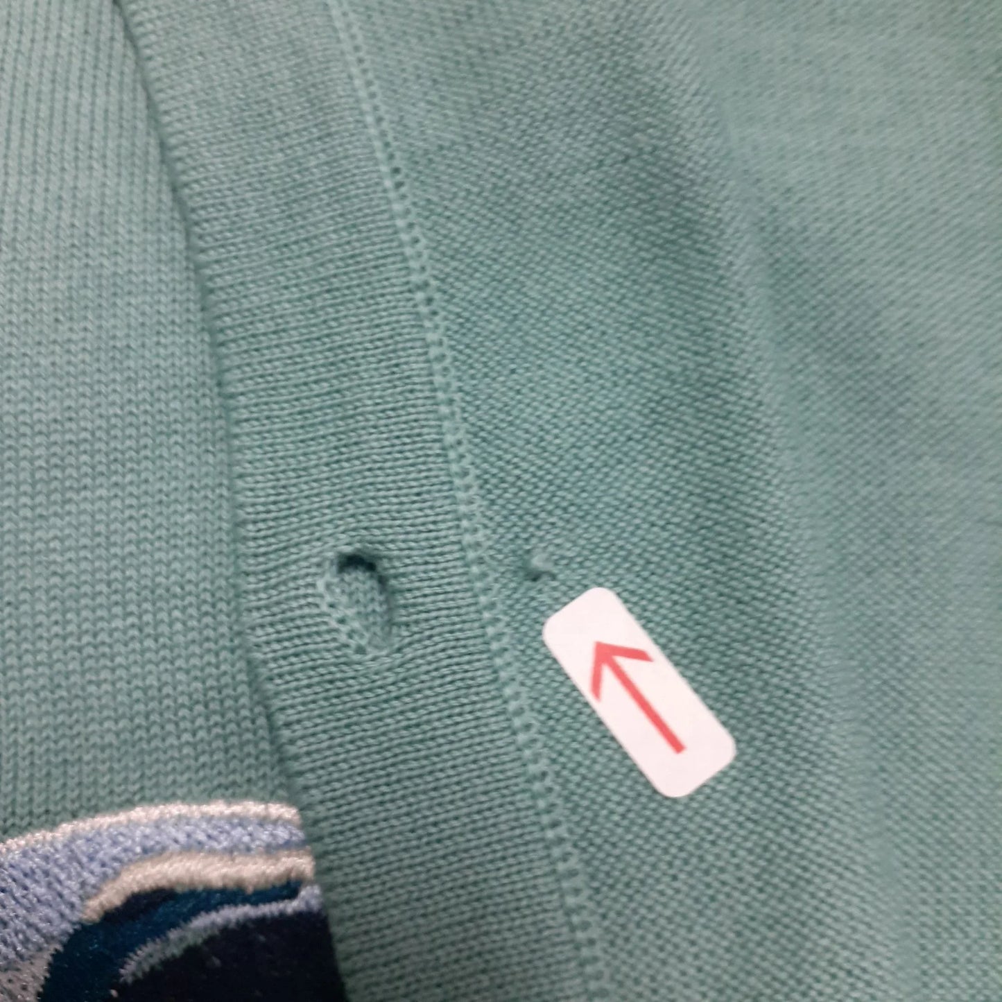 50% OFF! classic cardigan/dolphins/teal/M , L & XL