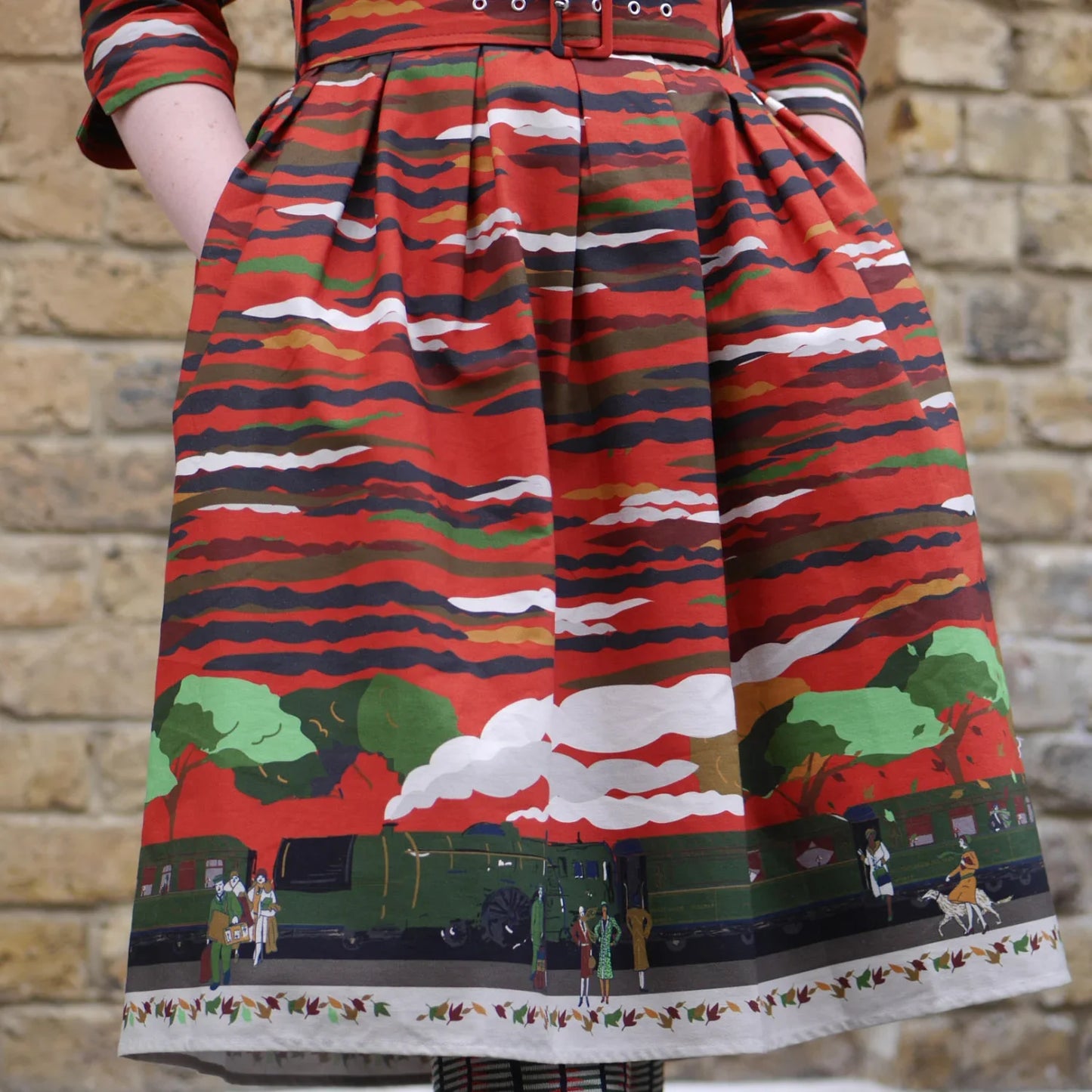 cynthia/flying scotsman /burnt orange