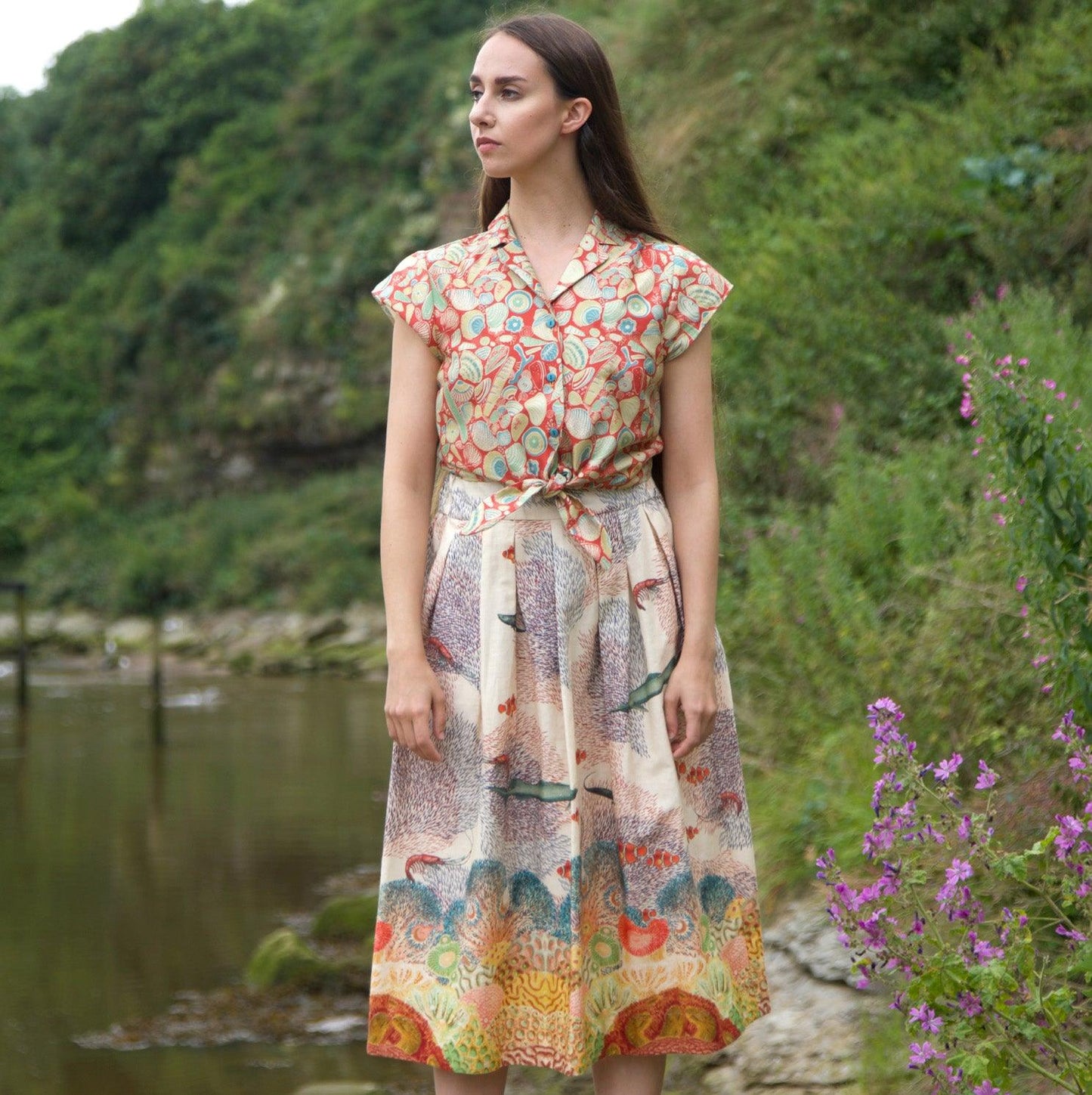 peggy/shells/deep coral