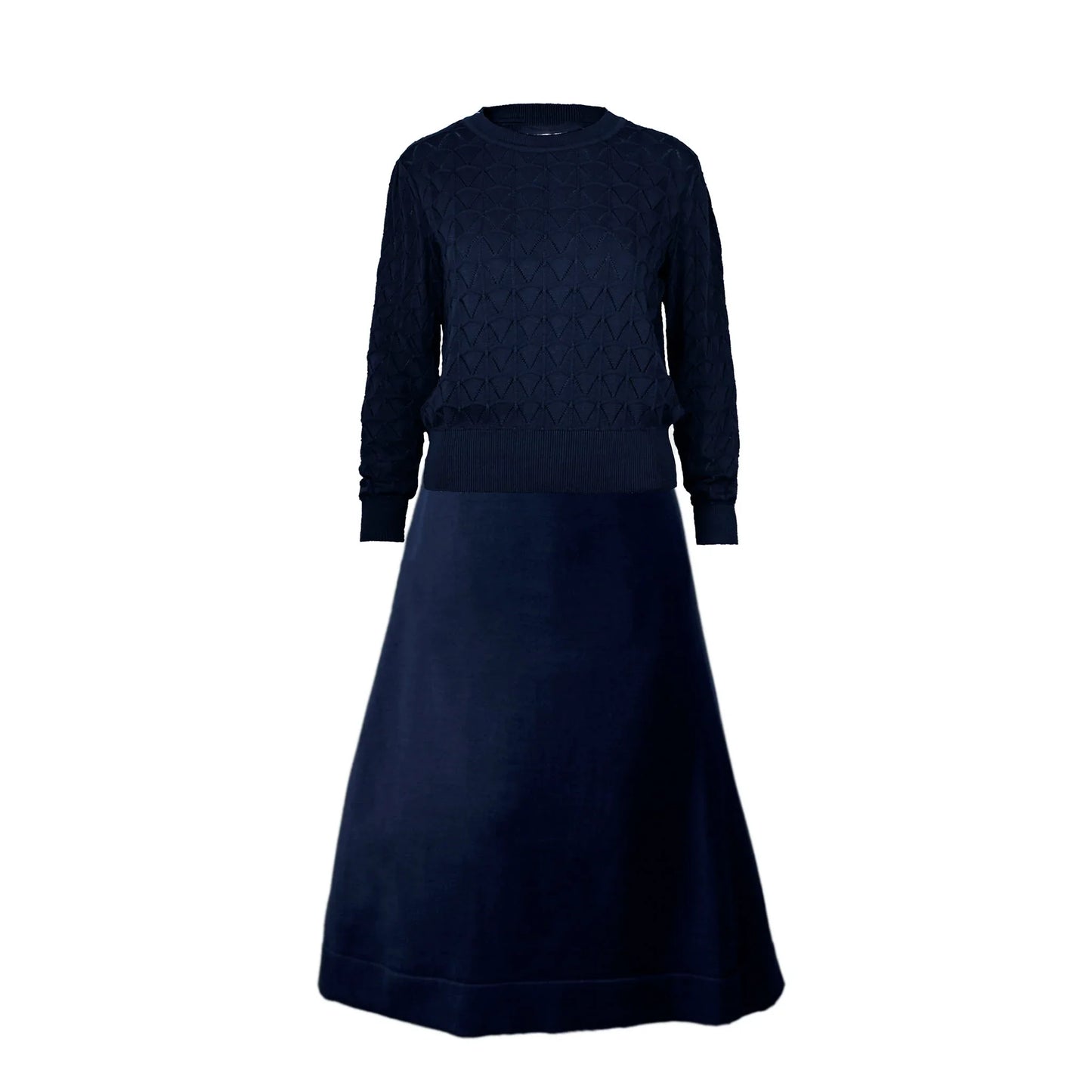 clara/pointelle/navy