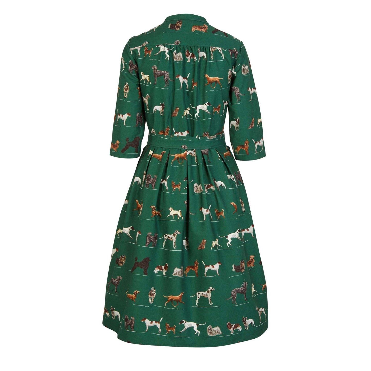 cynthia/porcelain dogs/green