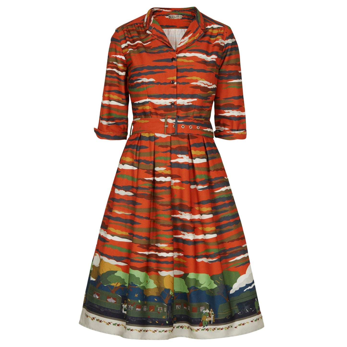 cynthia/flying scotsman /burnt orange