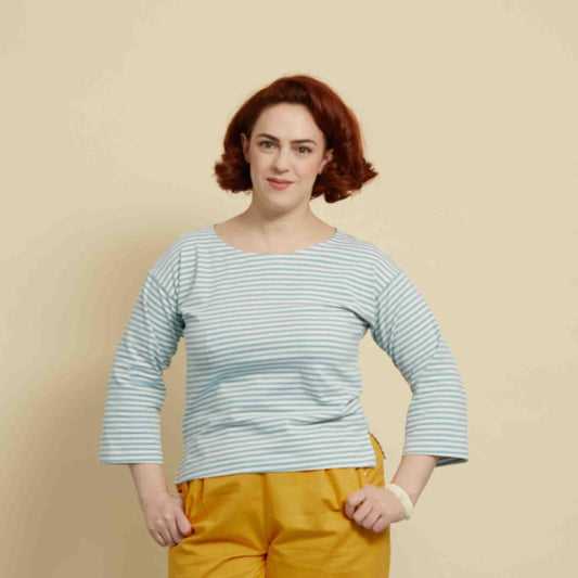 tina/jersey stripe/blue - PALAVA japan