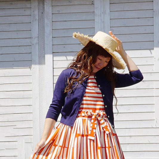 classic cardigan/plain/navy - PALAVA japan
