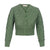 basket knitted cardigan/leah/green