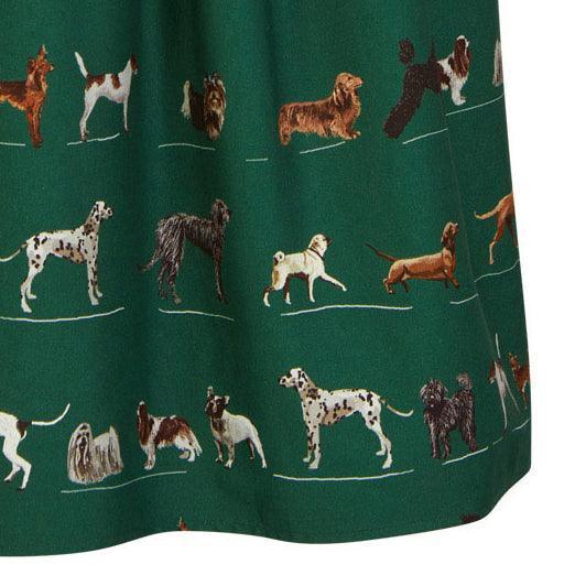 cynthia/porcelain dogs/green