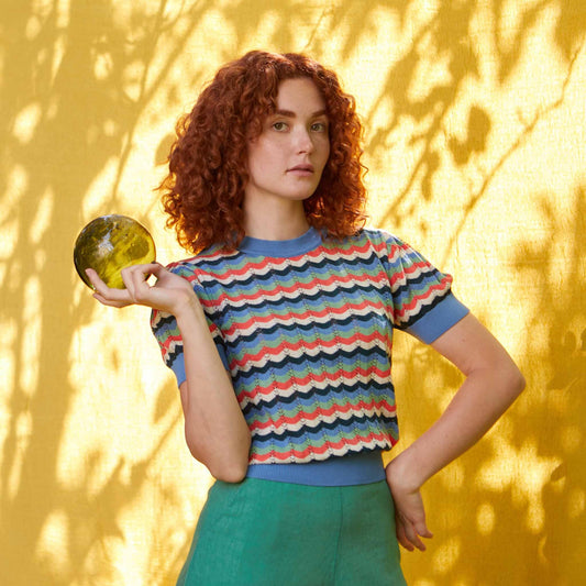 eve/shell stripe/blue