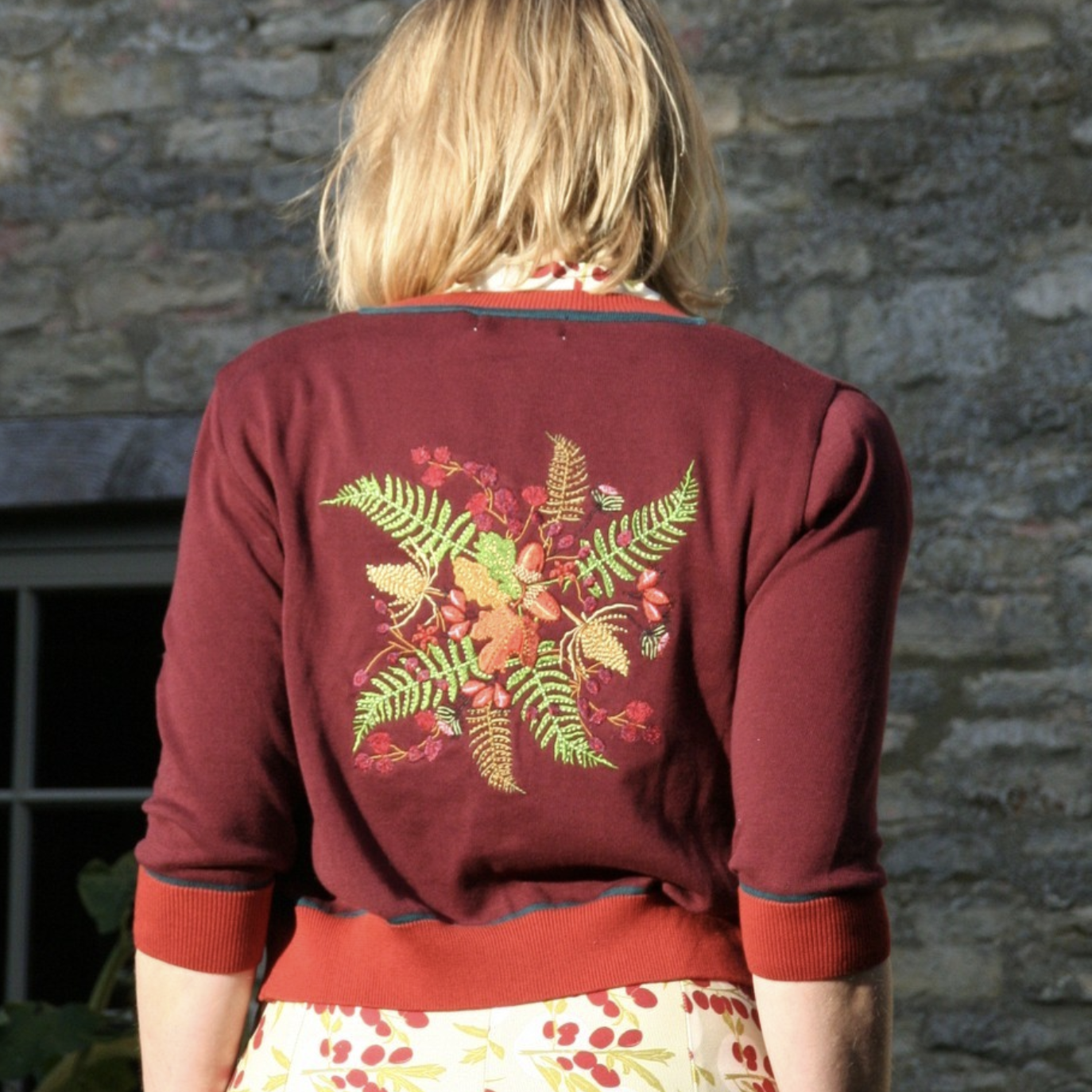 classic cardigan/hedgerow/plum