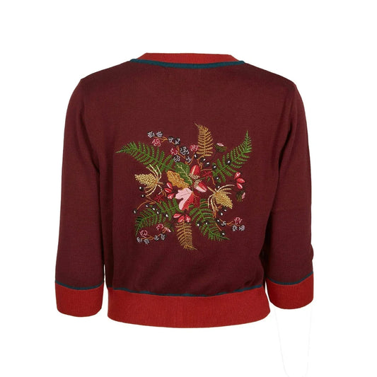 classic cardigan/hedgerow/plum