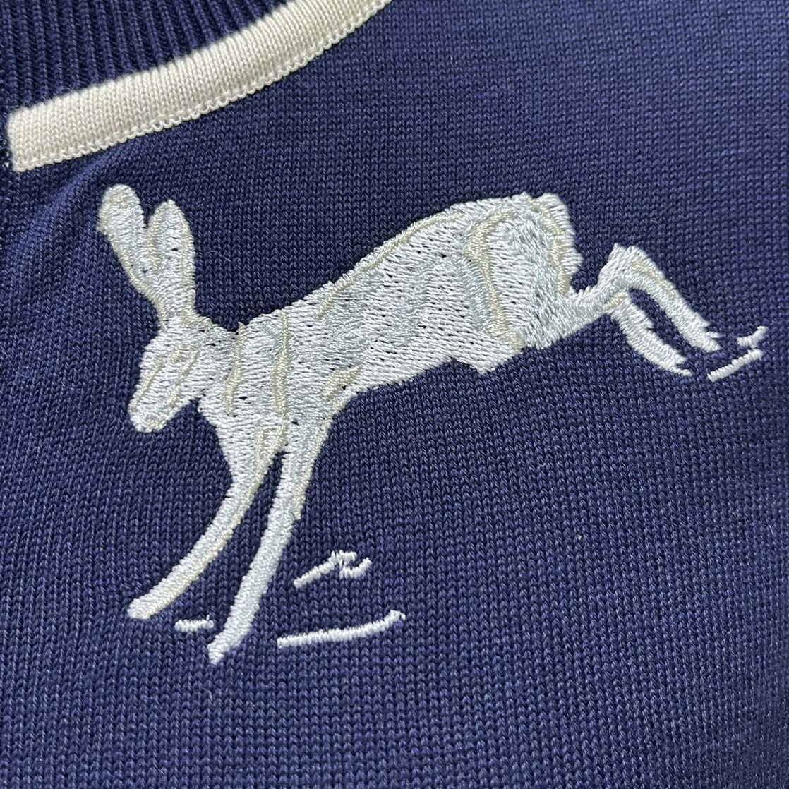 classic cardigan/hare/navy