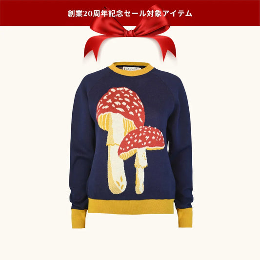 20% OFF! fred/mushroom/navy/S-XL