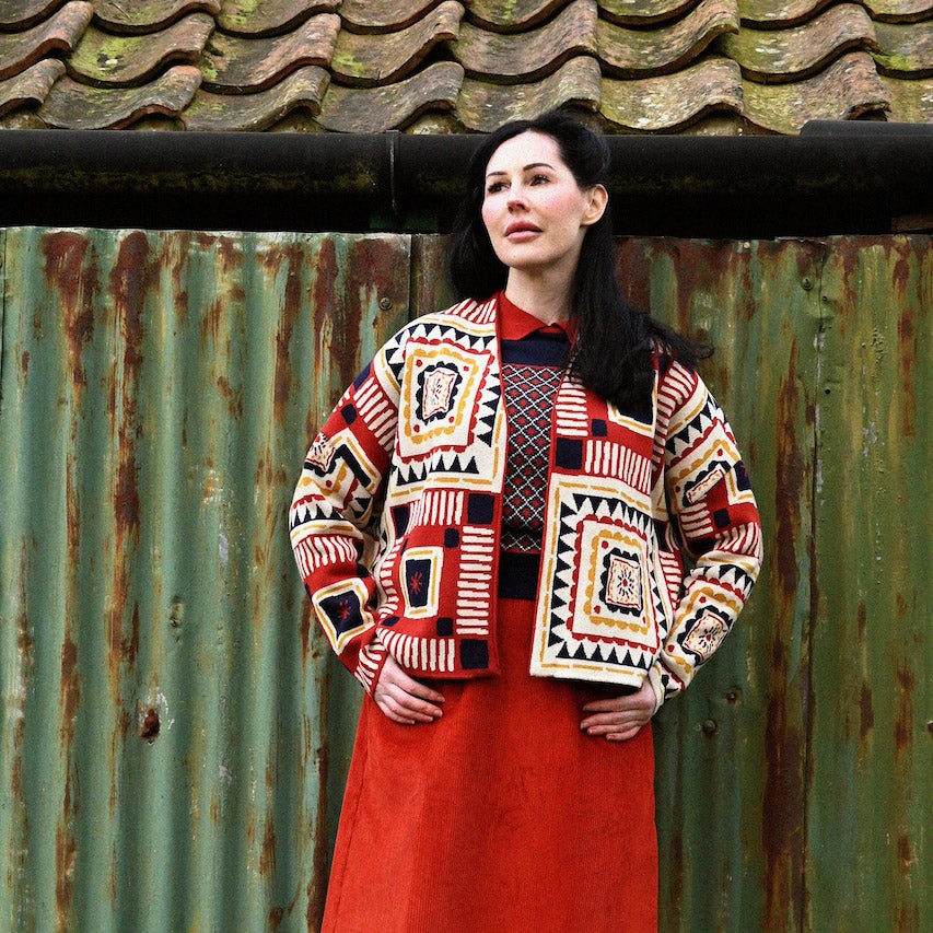 rosalind/quilt/red