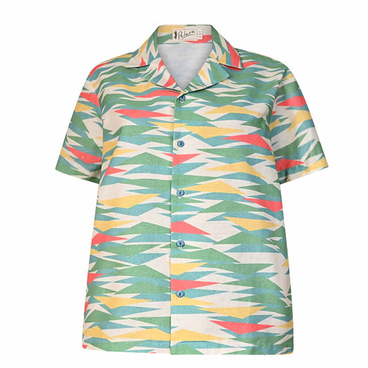PALAVA ユニセックス コットンリネン シャツ kit/sails/multi