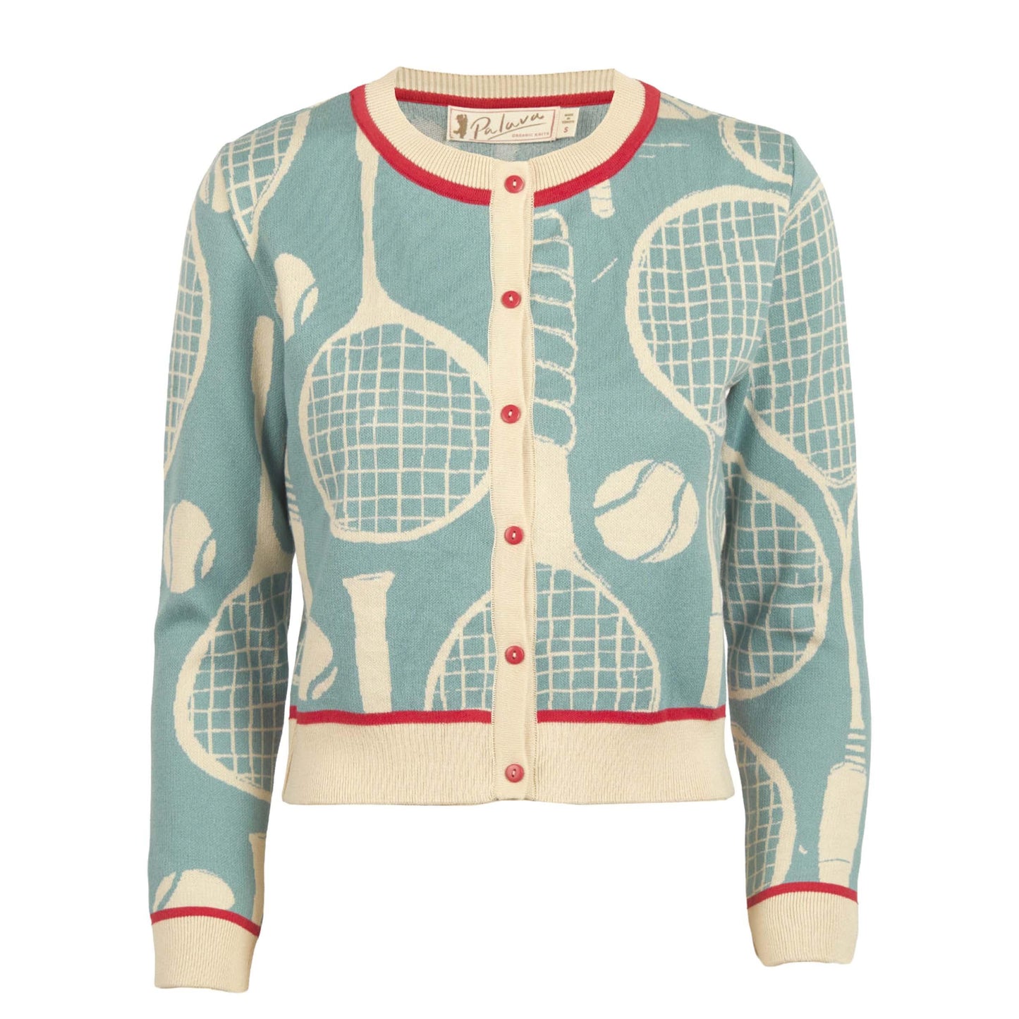 cardigan/tennis/blue