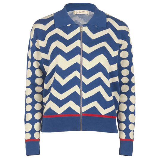 kate/spots and zig zag/blue