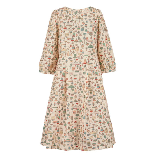 PALAVA レディース オーガニックコットン ドレス philippa/cakes/cream