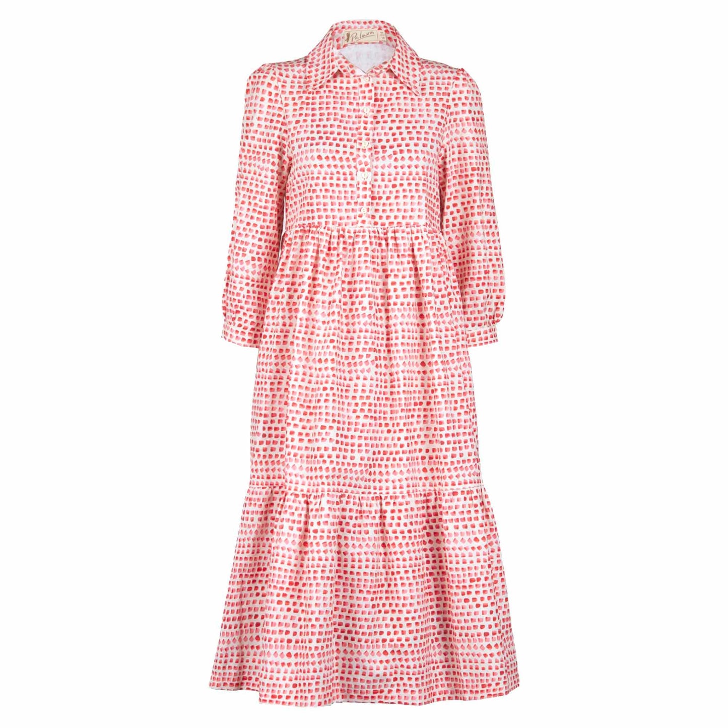 PALAVA レディース コットンリネン ドレス tabatha/thumb print/pink