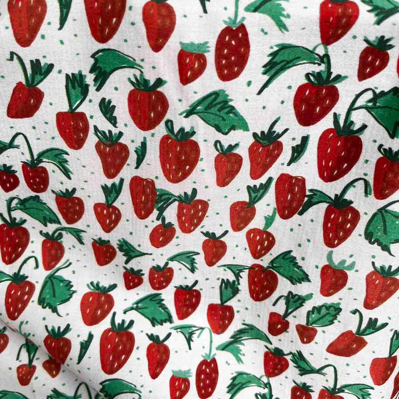 PALAVA レディース オーガニックコットン ドレス philippa/strawberries/red