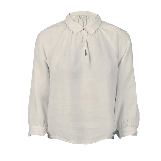 PALAVA レディース リネン ブラウス joan/plain/ivory