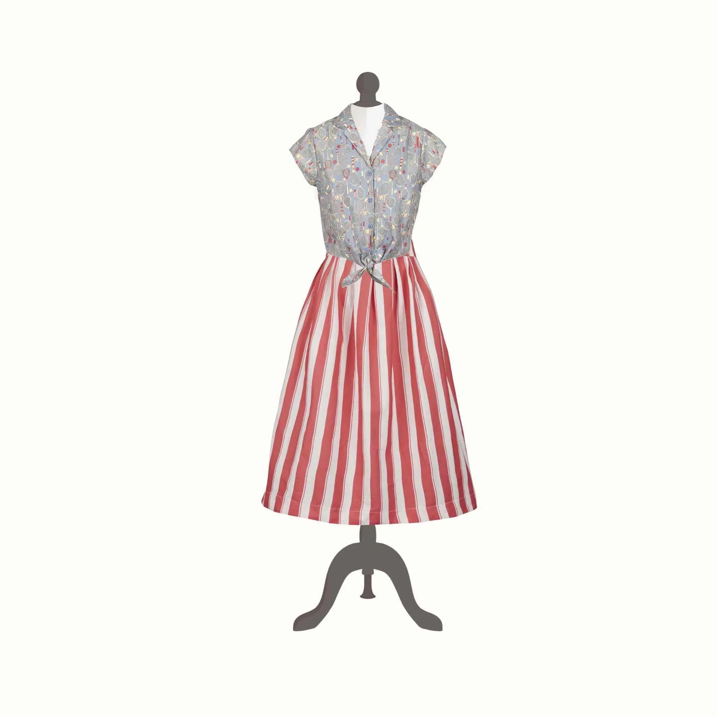 PALAVA レディース オーガニックコットン トップ peggy/tennis/blue