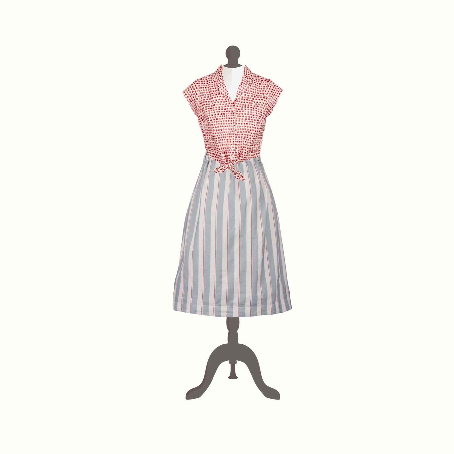 PALAVA レディース オーガニックコットン スカート florence/stripe/blue