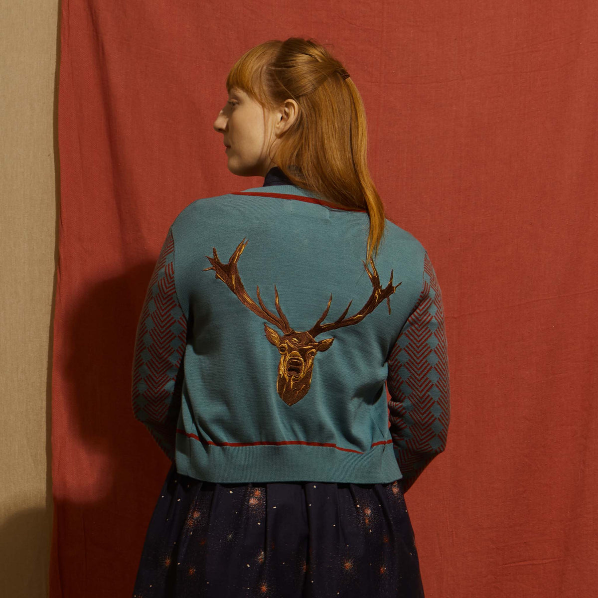 cardigan/stag/mineral