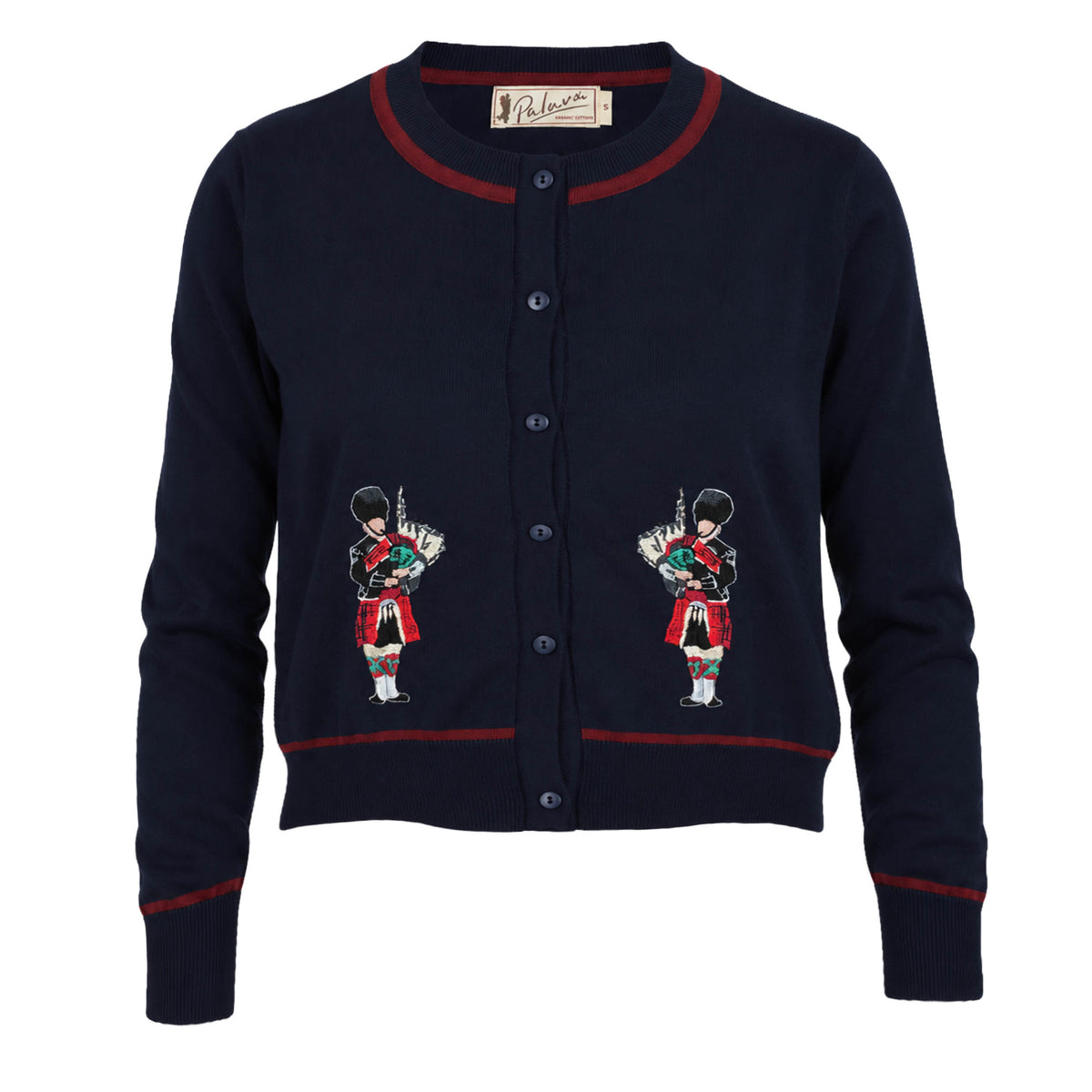 classic cardigan/bagpipers/navy