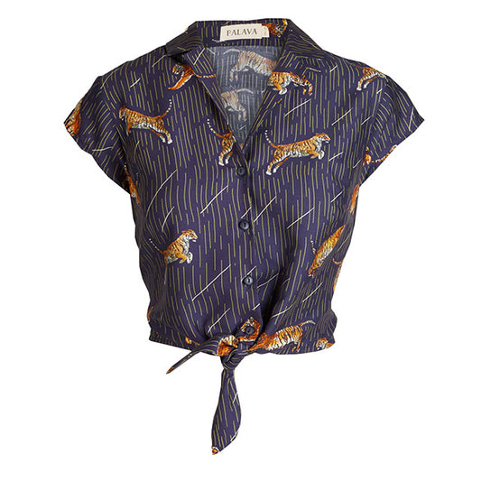 peggy/leaping tiger/navy