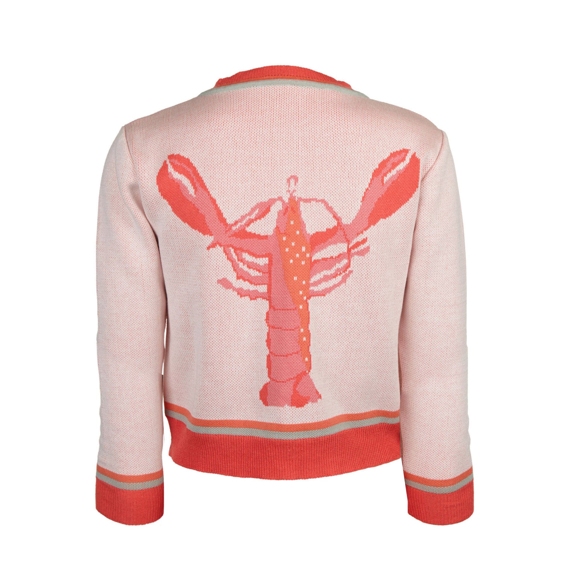 classic cardigan/lobster/pink